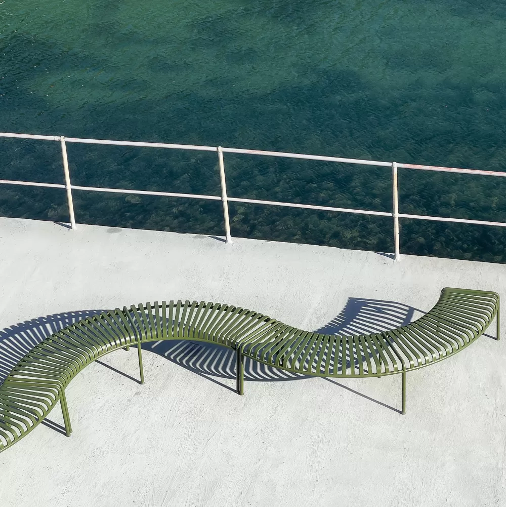Sedie Per Esterni^HAY Palissade Park Bench | Panca Per Esterni