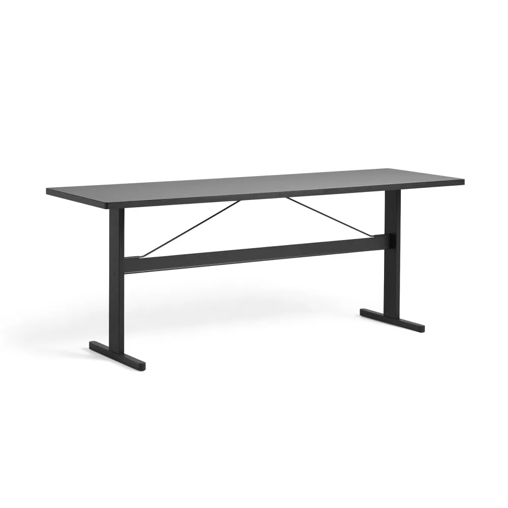 Scrivanie E Tavoli Da Ufficio^HAY Passerelle High Table | Tavolo | Nero-Grigio
