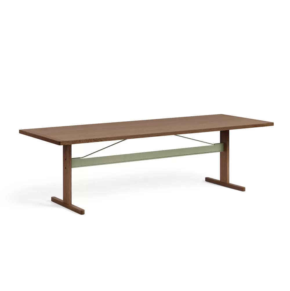 Tavoli Fissi^HAY Passerelle Table | Tavolo | Noce-Verde Oliva