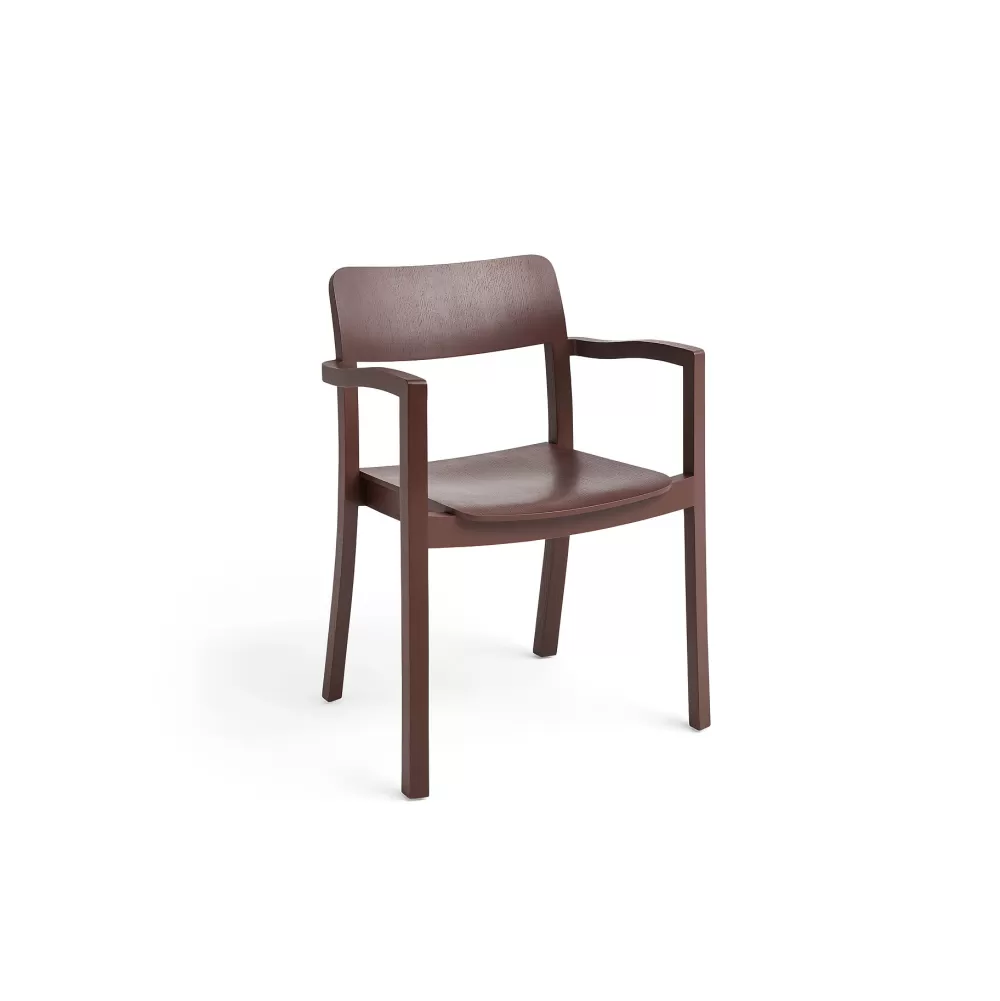 Sedie^HAY Pastis Armchair | Sedia Con Braccioli | Rosso Scuro