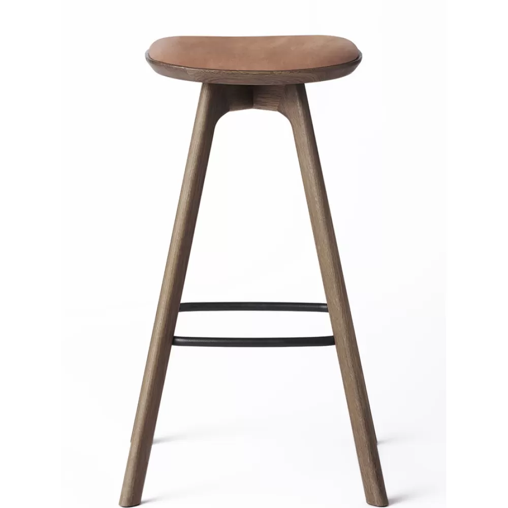 Sgabelli^Brdr. Krüger Pauline Bar Stool H75 | Sgabello | Rovere Fume-Pelle Cognac