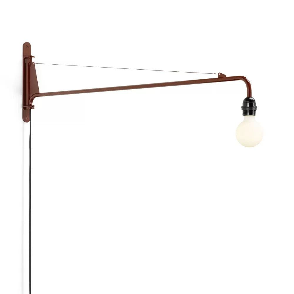 Lampade Da Parete^Vitra Petit Potence | Lampada A Parete | Rosso Giapponese