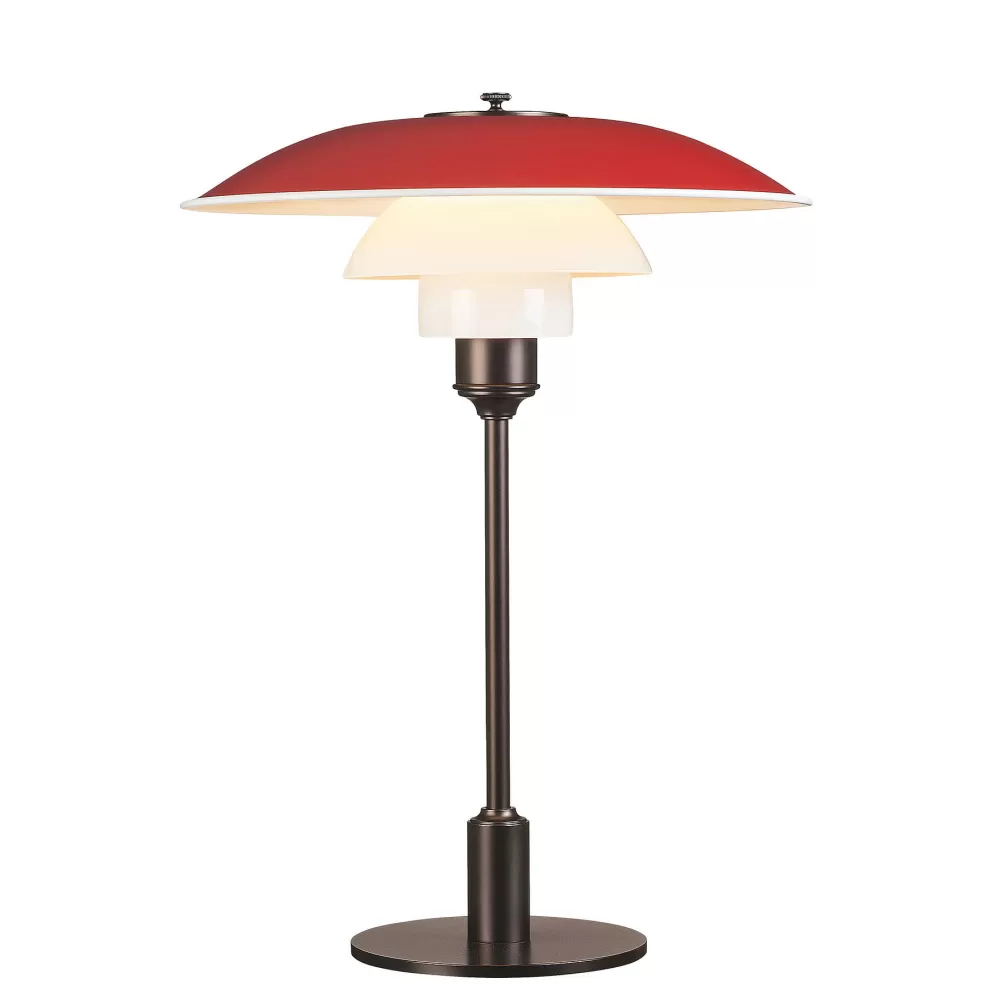 Lampade Da Tavolo^Louis Poulsen Ph 3½-2½ Table | Lampada Da Tavolo | Rosso