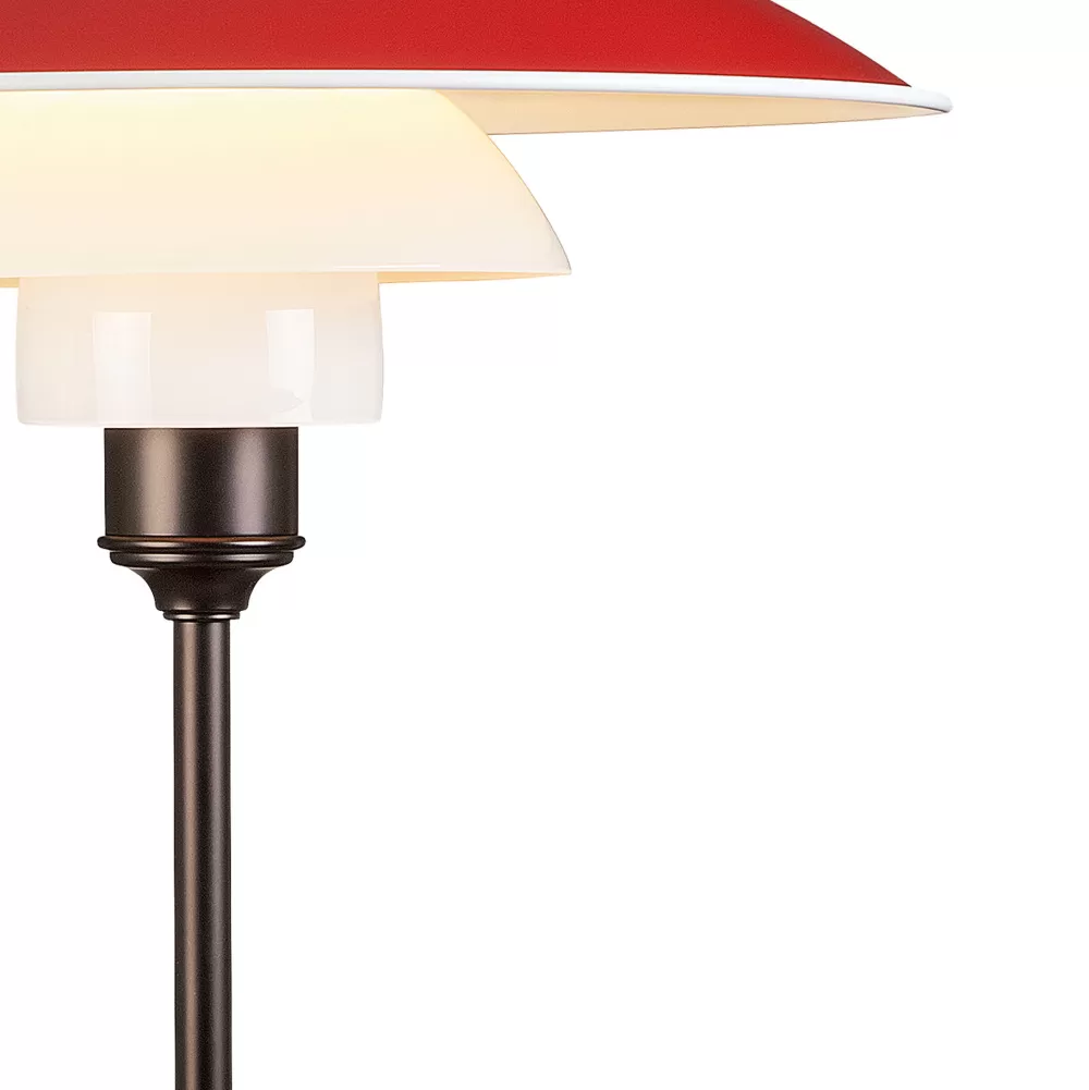 Lampade Da Tavolo^Louis Poulsen Ph 3½-2½ Table | Lampada Da Tavolo | Rosso