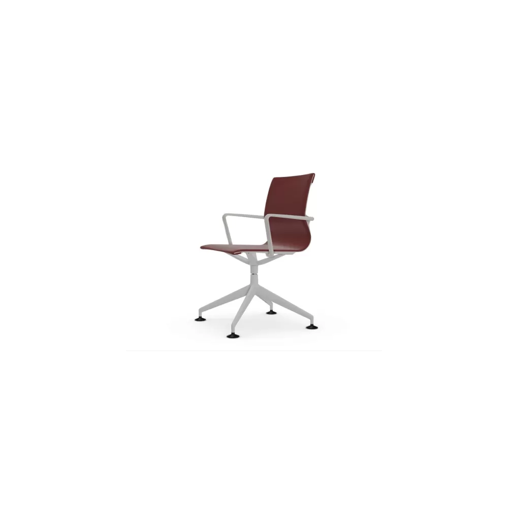 Sedie Da Ufficio^Vitra Physix Conference | Poltrona | Rosso Papavero
