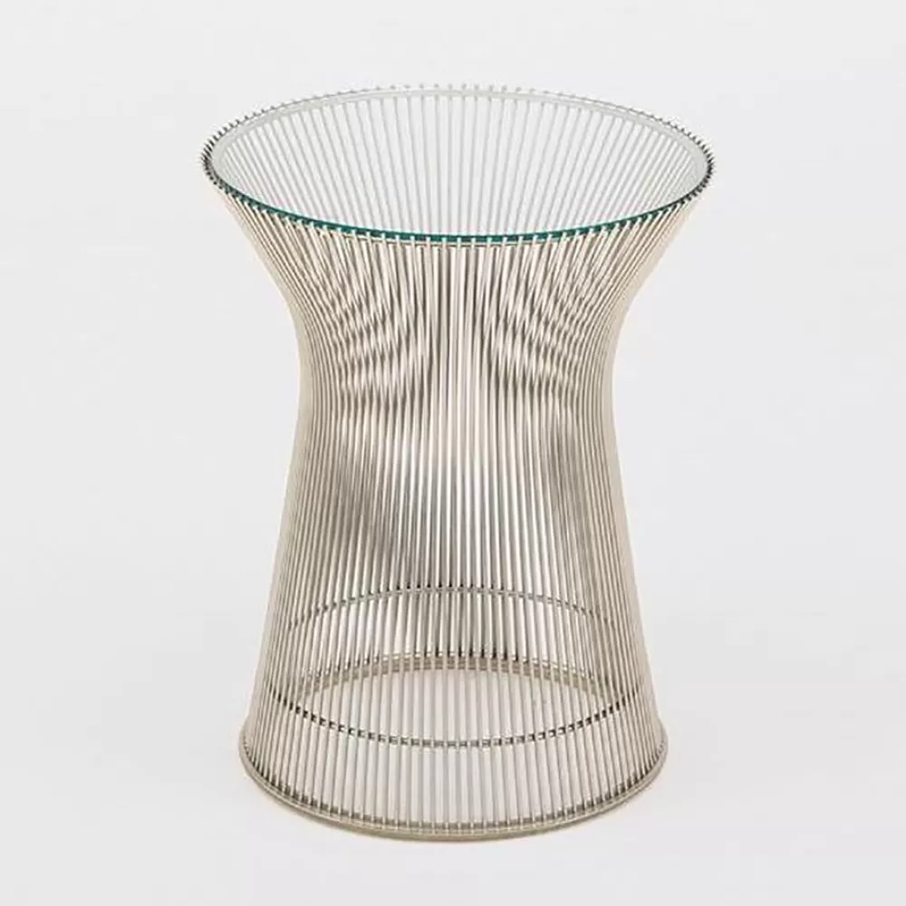 Tavolini^Knoll Platner | Tavolino | Cristallo/Nichel - Ex Display