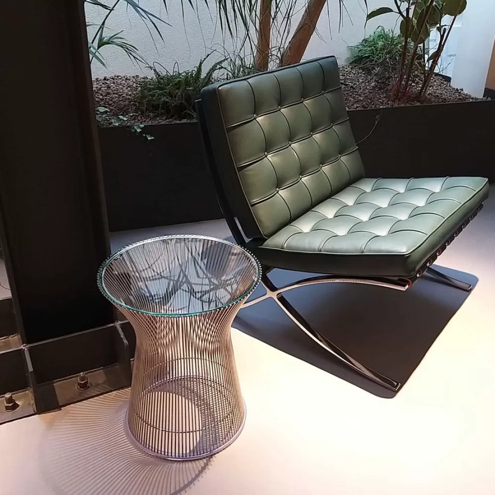 Tavolini^Knoll Platner | Tavolino | Cristallo/Nichel - Ex Display
