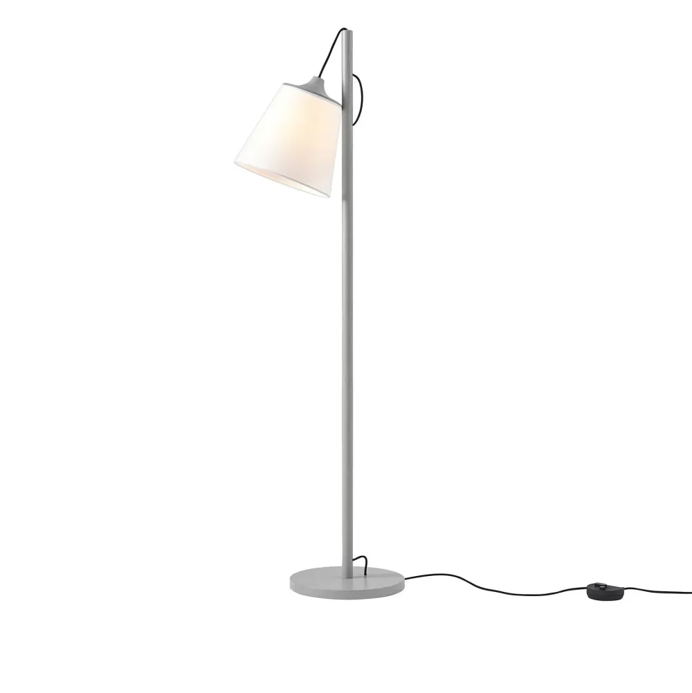 Lampade Da Terra^Muuto Pull Floor Lamp | Lampada Da Terra | Grigio-Bianco