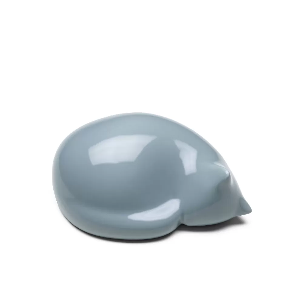 Decorazioni^Vitra Resting Cat Small | Oggetto Decorativo | Azzurro Chiaro