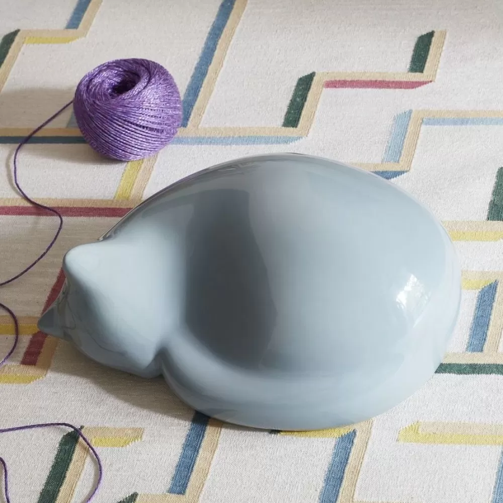 Decorazioni^Vitra Resting Cat Small | Oggetto Decorativo | Azzurro Chiaro