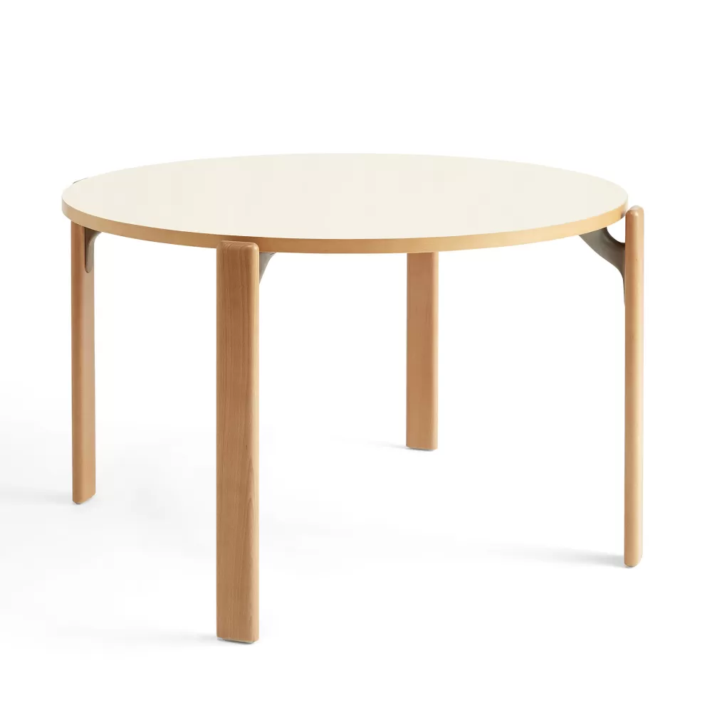 Tavoli Fissi^HAY Rey Table | Tavolo Tondo | Bianco Avorio