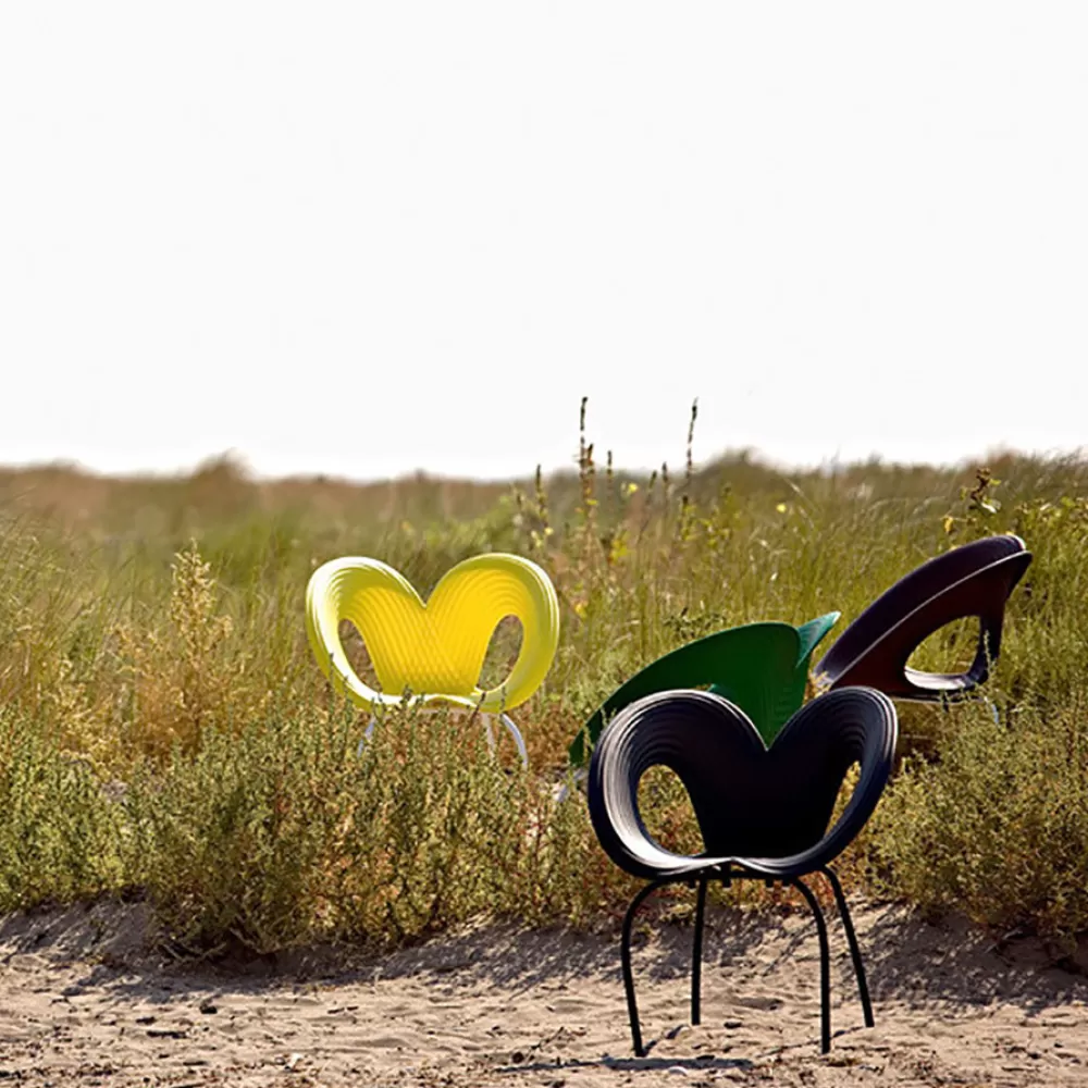 Sedie^Moroso Ripple Chair | Sedia Per Esterni | Nero