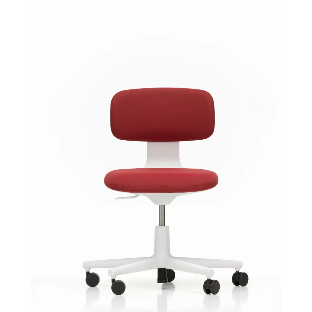 Sedie Da Ufficio^Vitra Rookie | Sedia Da Ufficio | Rosso / Cognac