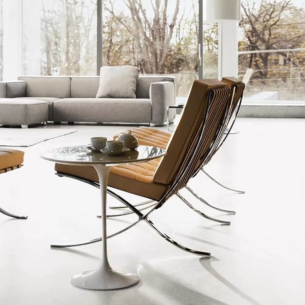 Tavolini^Knoll Saarinen Tulip | Tavolino | Marmo Arabescato Lucido