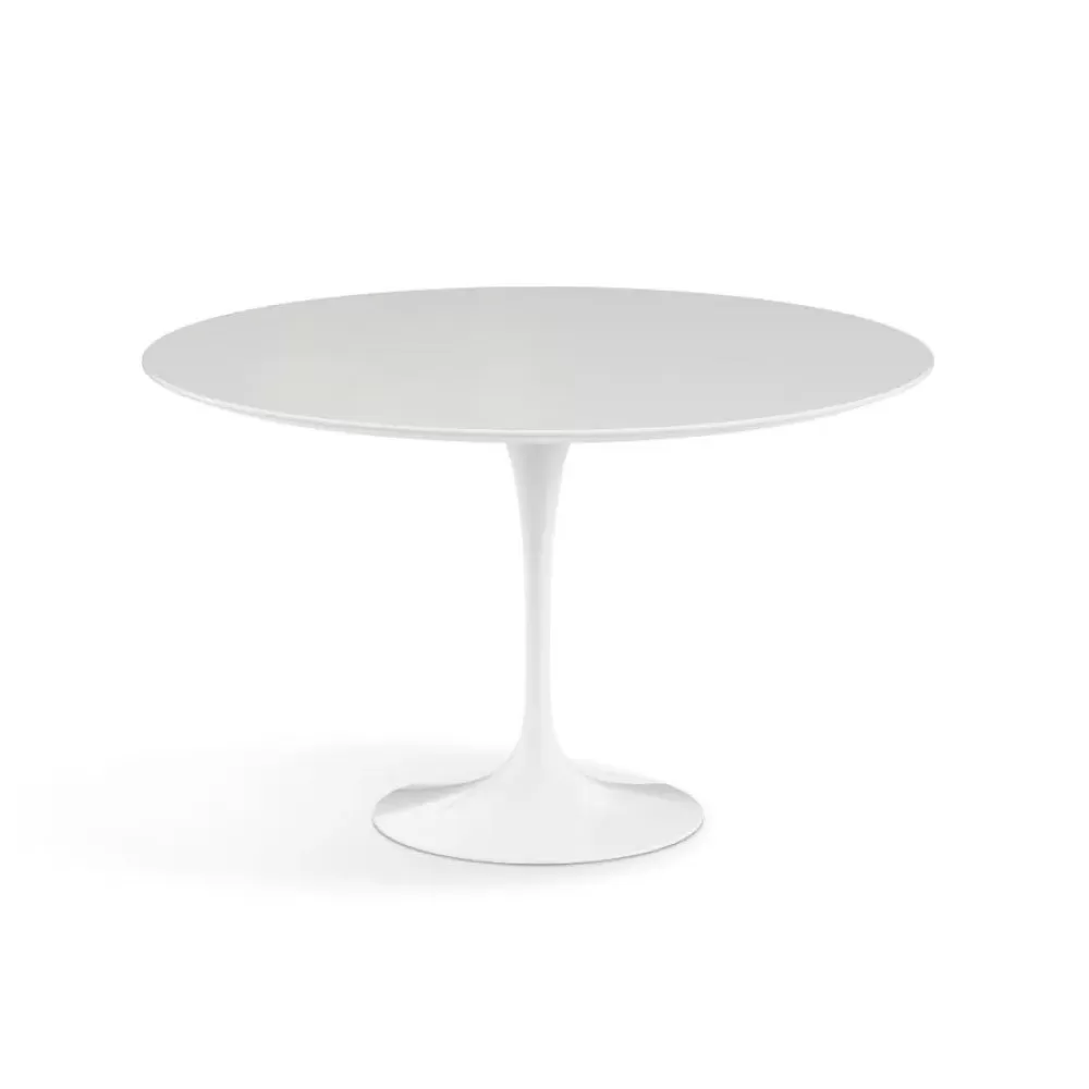 Tavoli Fissi^Knoll Saarinen Tulip Table | Tavolo Rotondo | Laminato Bianco