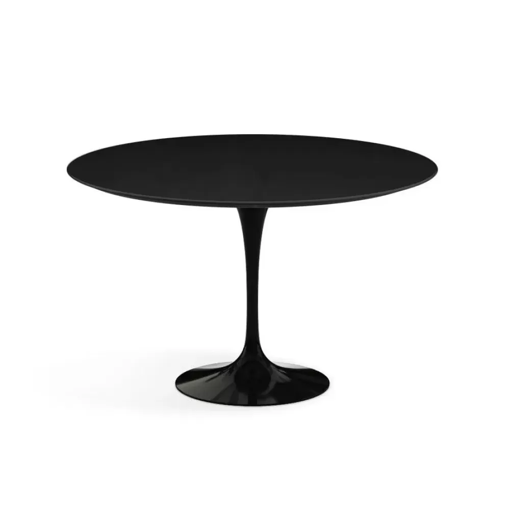 Tavoli Fissi^Knoll Saarinen Tulip Table | Tavolo Rotondo | Laminato Nero