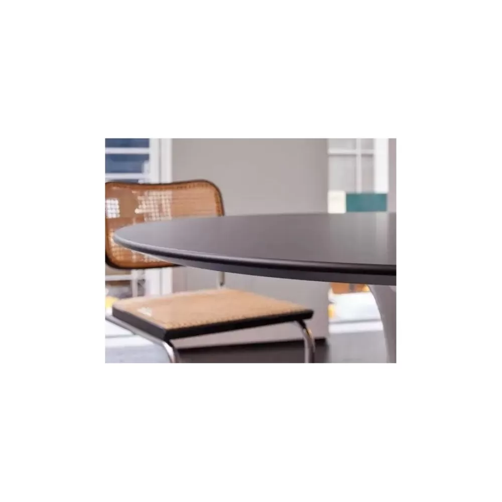 Tavoli Fissi^Knoll Saarinen Tulip Table | Tavolo Rotondo | Laminato Nero