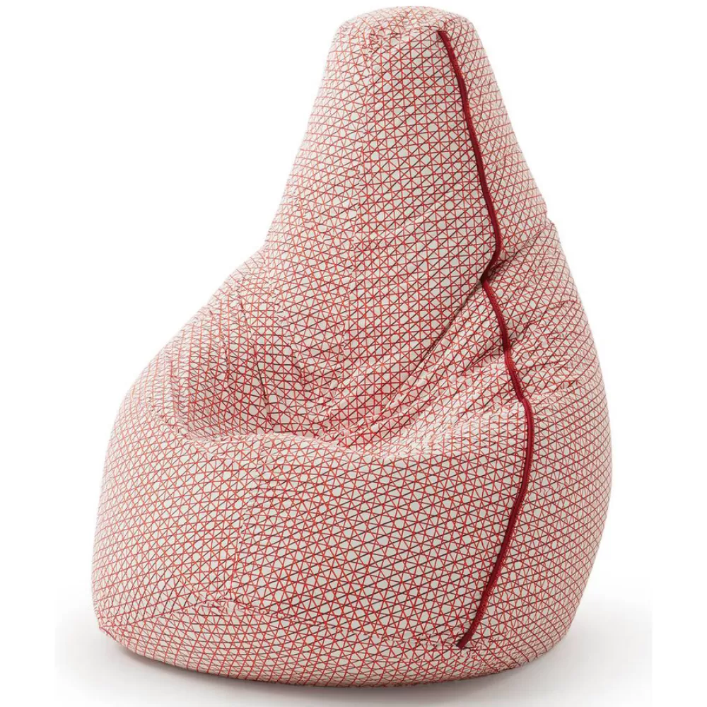 Pouf^Zanotta Sacco Goes Green | Pouf | Rosso