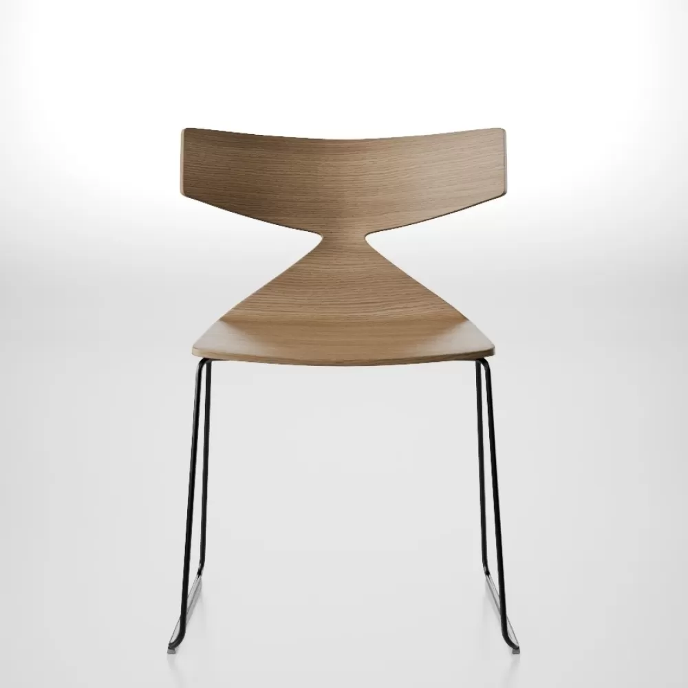 Sedie^Arper Saya | Sedia A Slitta | Rovere