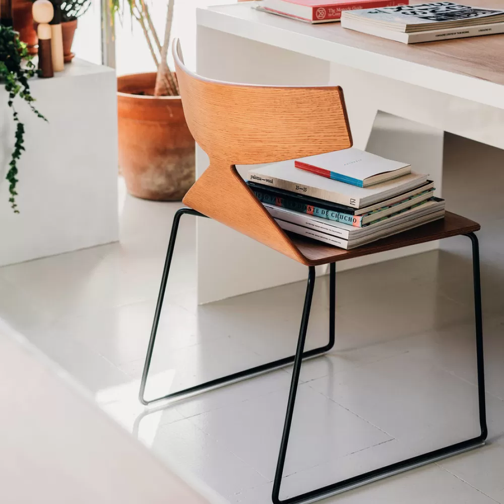 Sedie^Arper Saya | Sedia A Slitta | Rovere