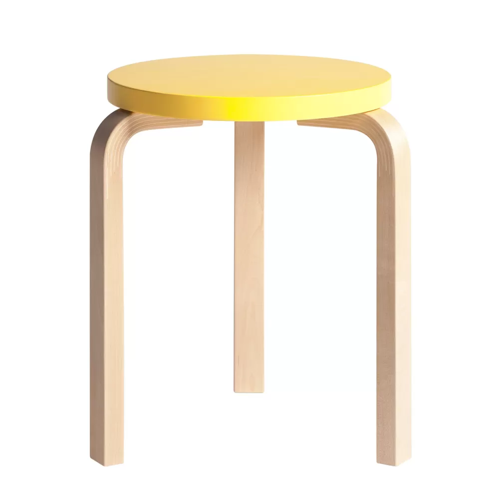 Sgabelli^Artek Stool 60 | Sgabello - Betulla Gialla