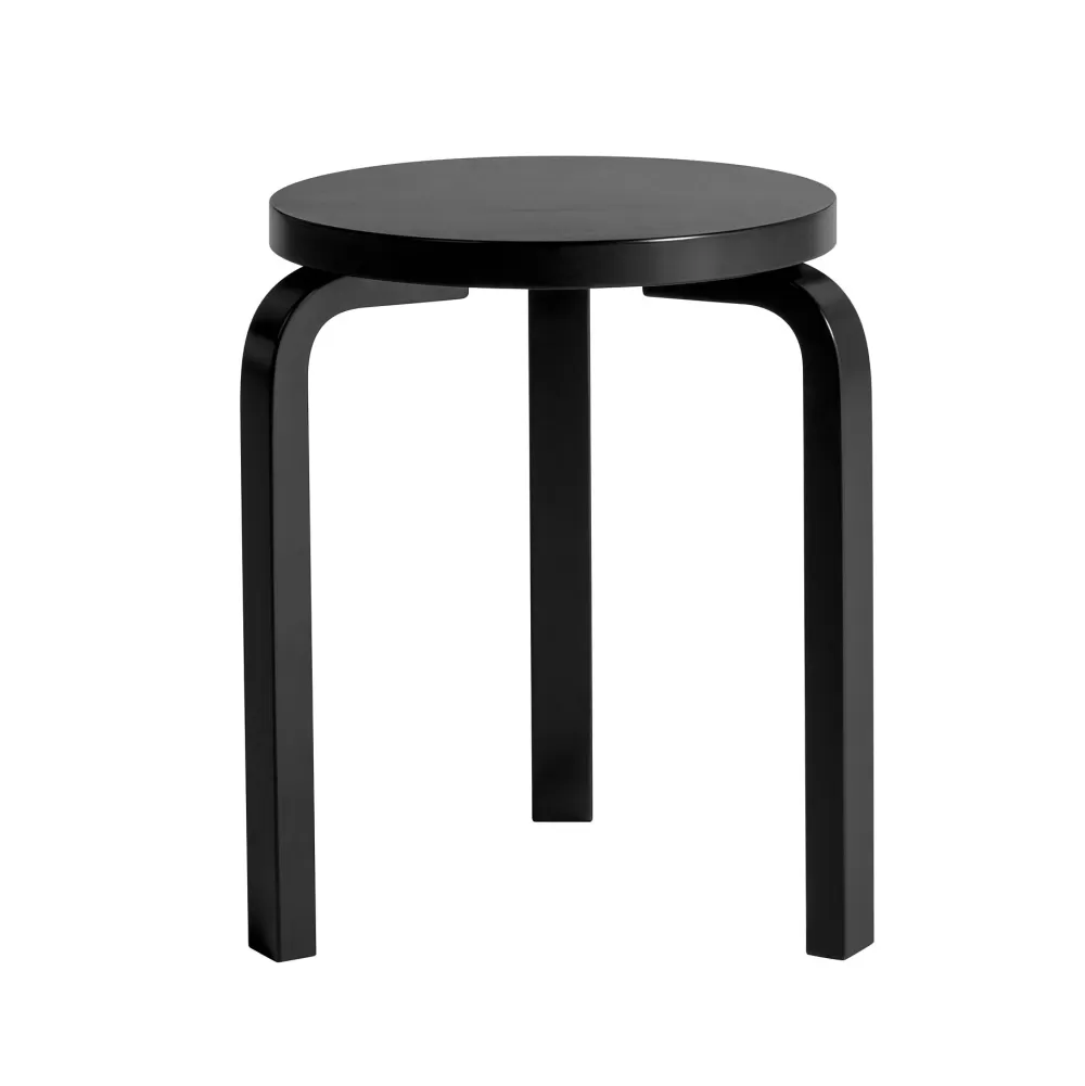 Sgabelli^Artek Stool 60 | Sgabello - Betulla Nero