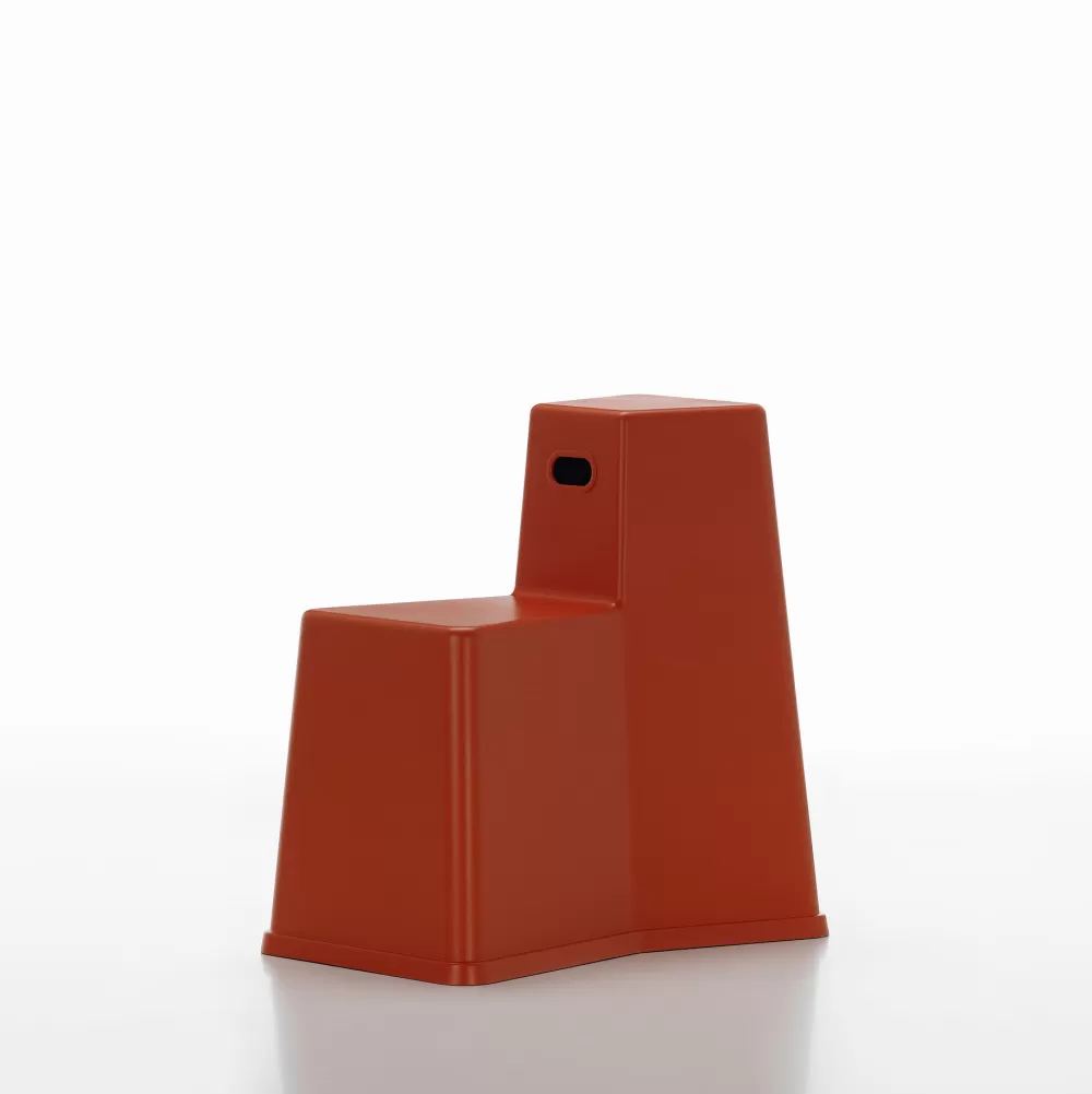 Sgabelli^Vitra Stool-Tool | Sgabello Multifunzione | Rosso Papavero