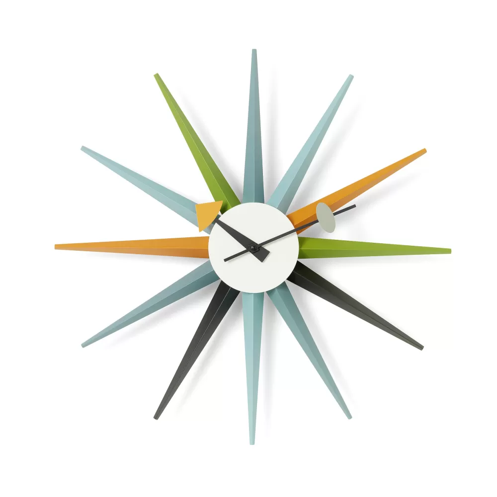 Orologi^Vitra Sunburst Clock | Orologio Da Parete | Multicolore