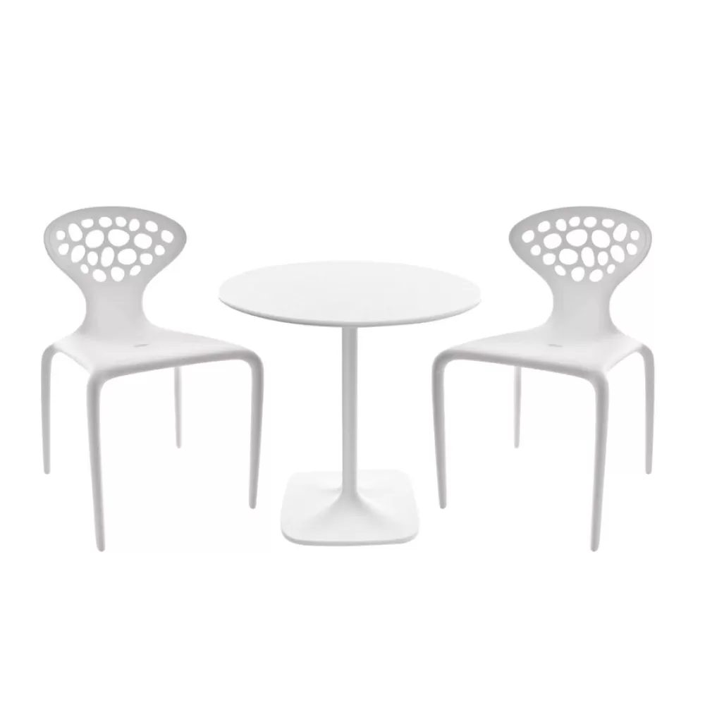 Sedie^Moroso Supernatural Chair | Sedia Per Esterni | Bianco-Schienale Forato