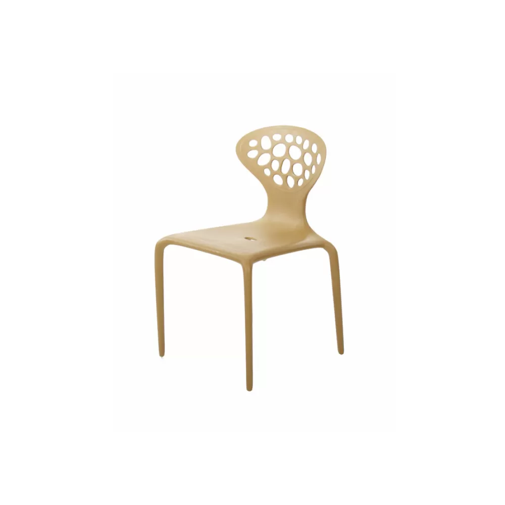 Sedie^Moroso Supernatural Chair | Sedia Per Esterni | Caramel-Schienale Forato