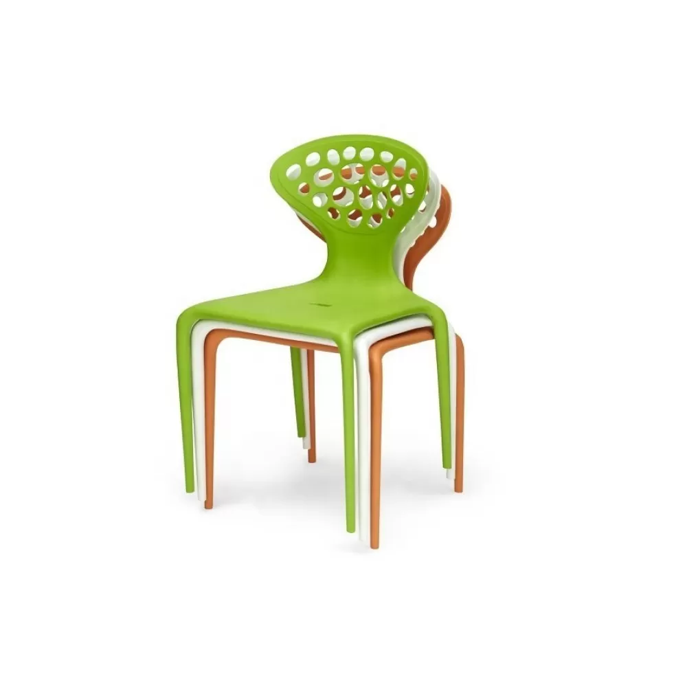 Sedie^Moroso Supernatural Chair | Sedia Per Esterni | Caramel-Schienale Forato