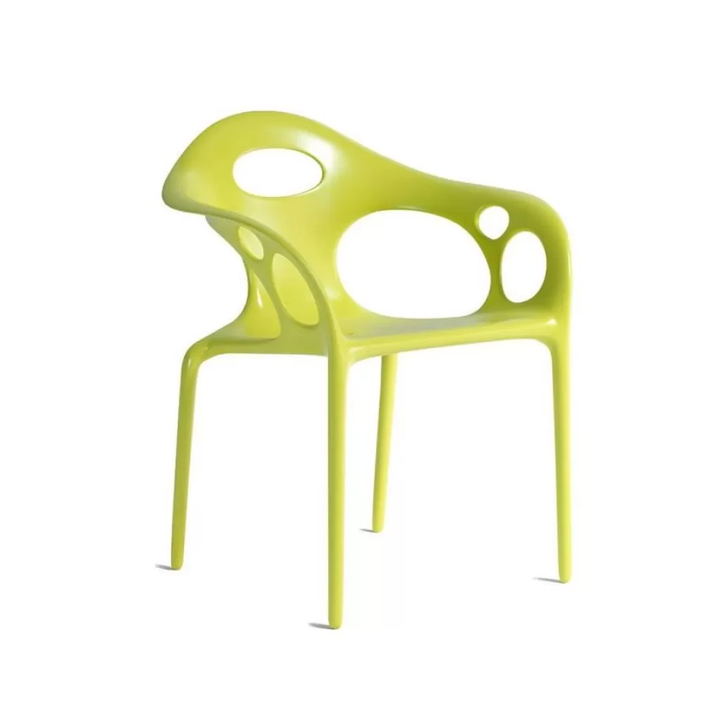 Sedie^Moroso Supernatural Small Armchair | Poltroncina Per Esterni | Verde Fluo