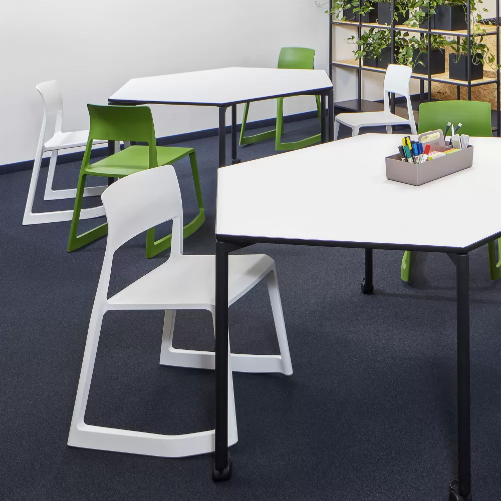 Sedie^Vitra Tip Ton | Sedia | Bianco