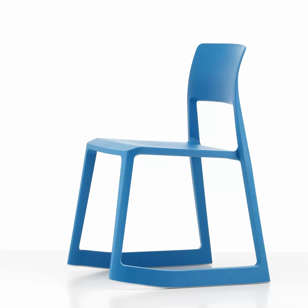 Sedie^Vitra Tip Ton | Sedia | Blu Ghiaccio
