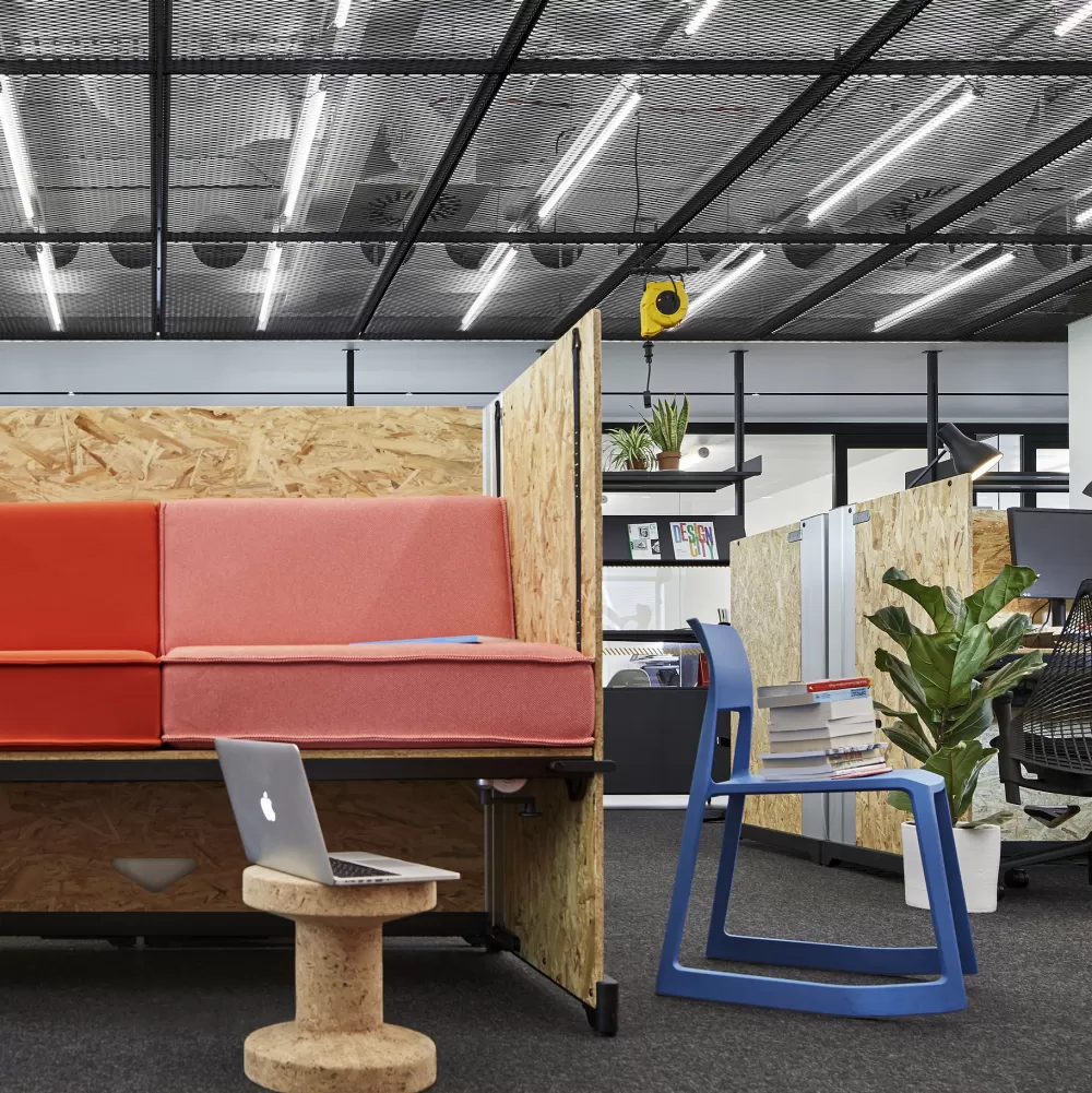 Sedie^Vitra Tip Ton | Sedia | Blu Ghiaccio
