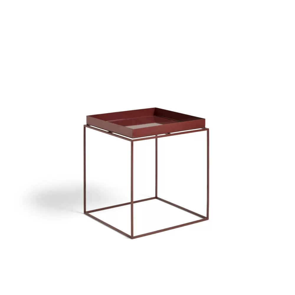 Tavolini^HAY Tray Table M | Tavolino - Cioccolato Lucido