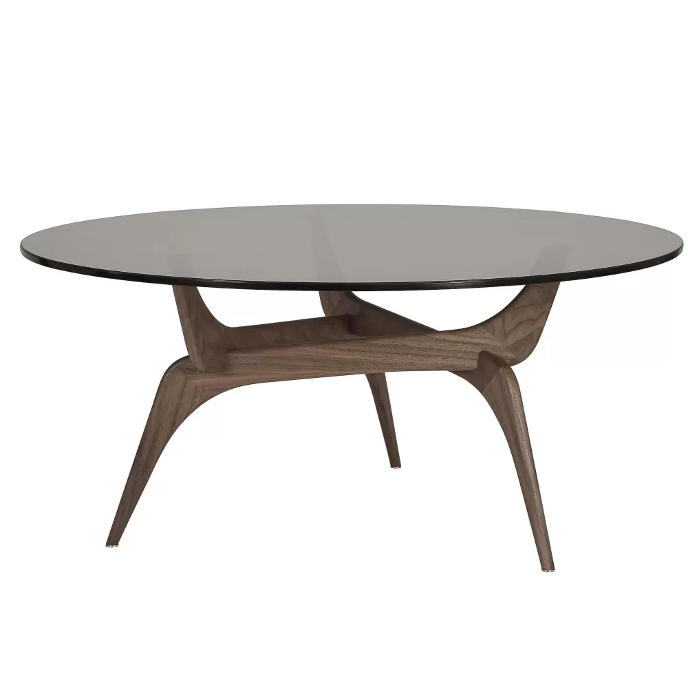 Tavolini^Brdr. Krüger Triiio Coffee Table | Tavolino | Noce-Vetro