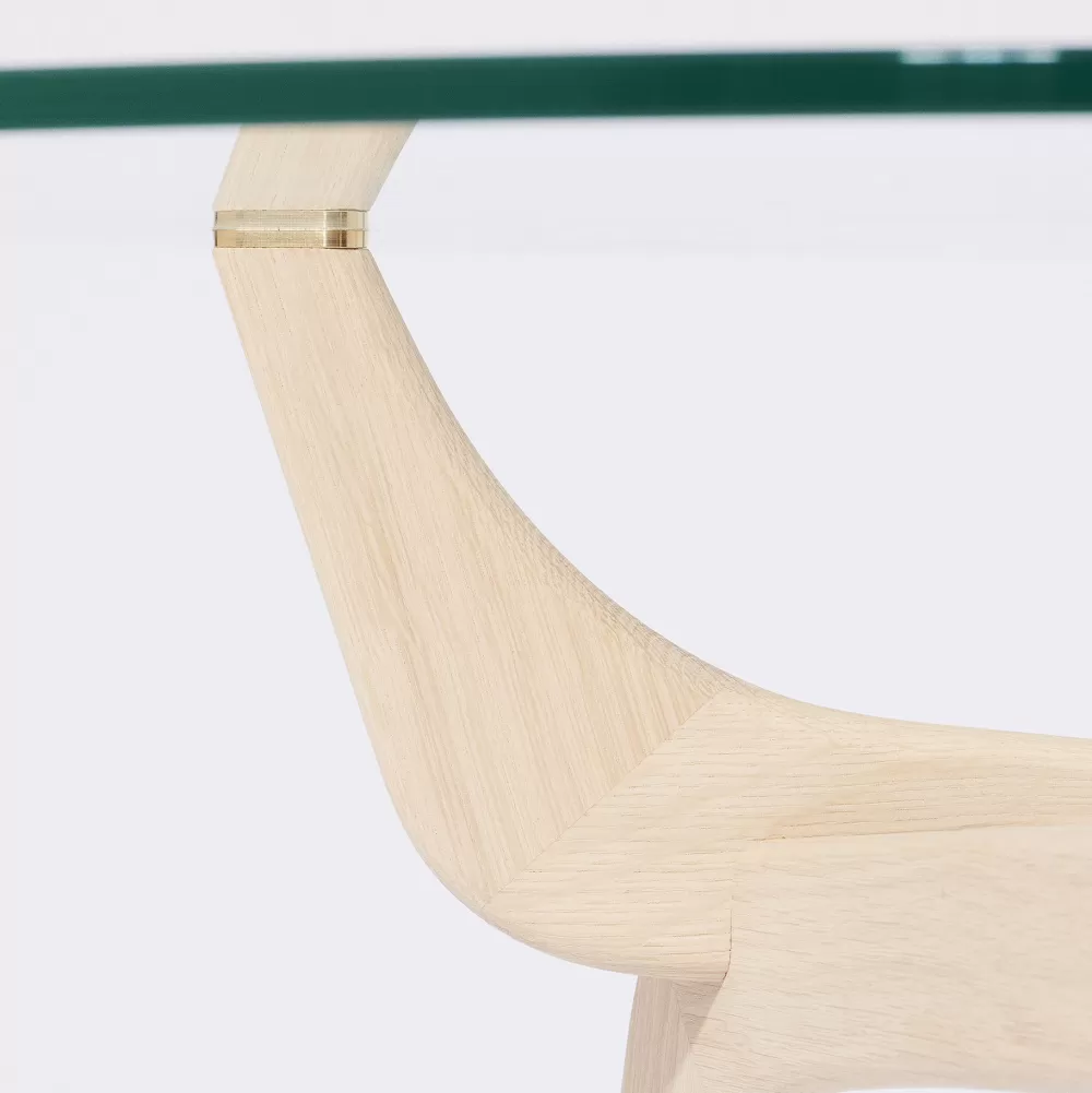 Tavoli Fissi^Brdr. Krüger Triiio Coffee Table | Tavolino | Rovere-Vetro