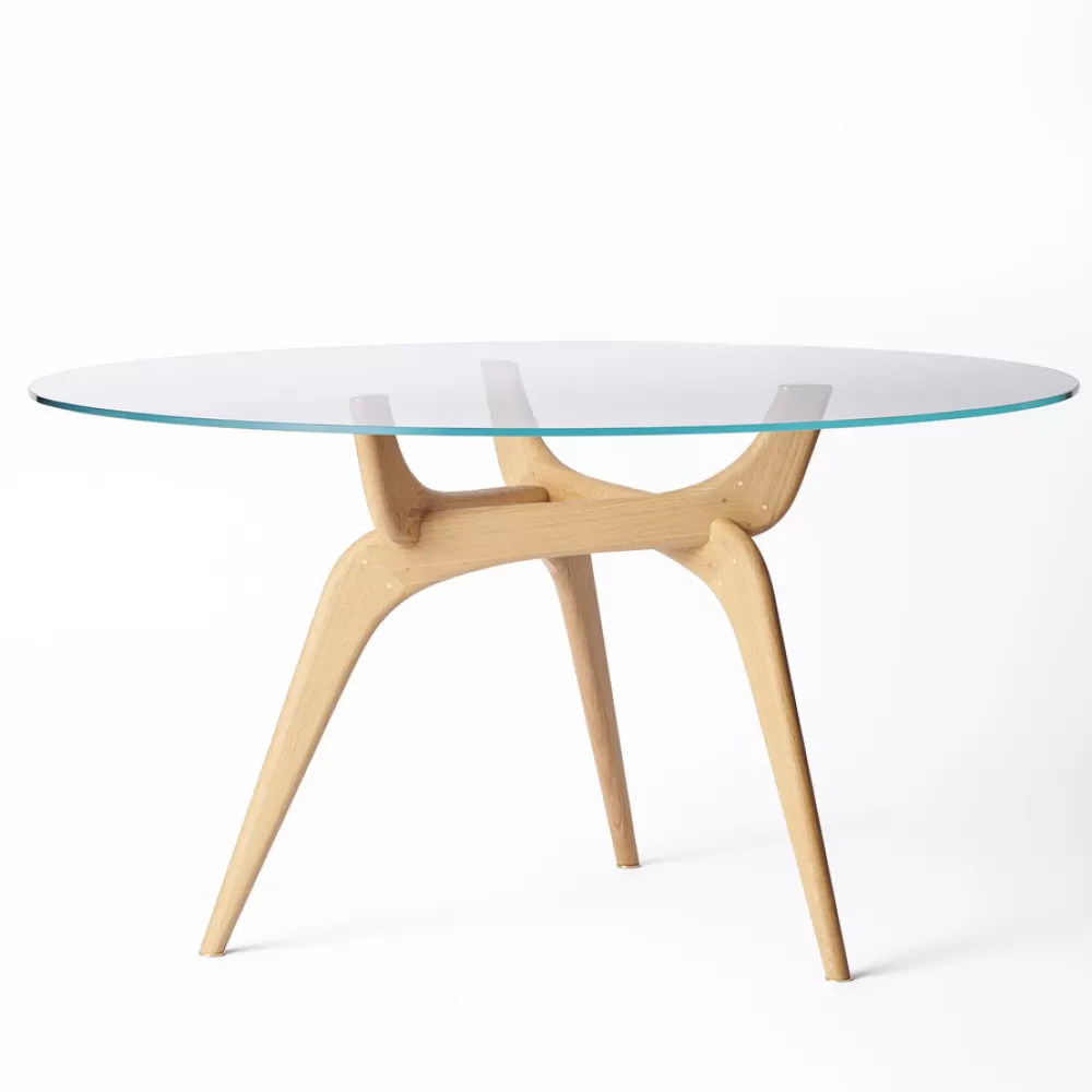 Tavoli Fissi^Brdr. Krüger Triiio Dining Table | Tavolo Da Pranzo | Rovere-Vetro