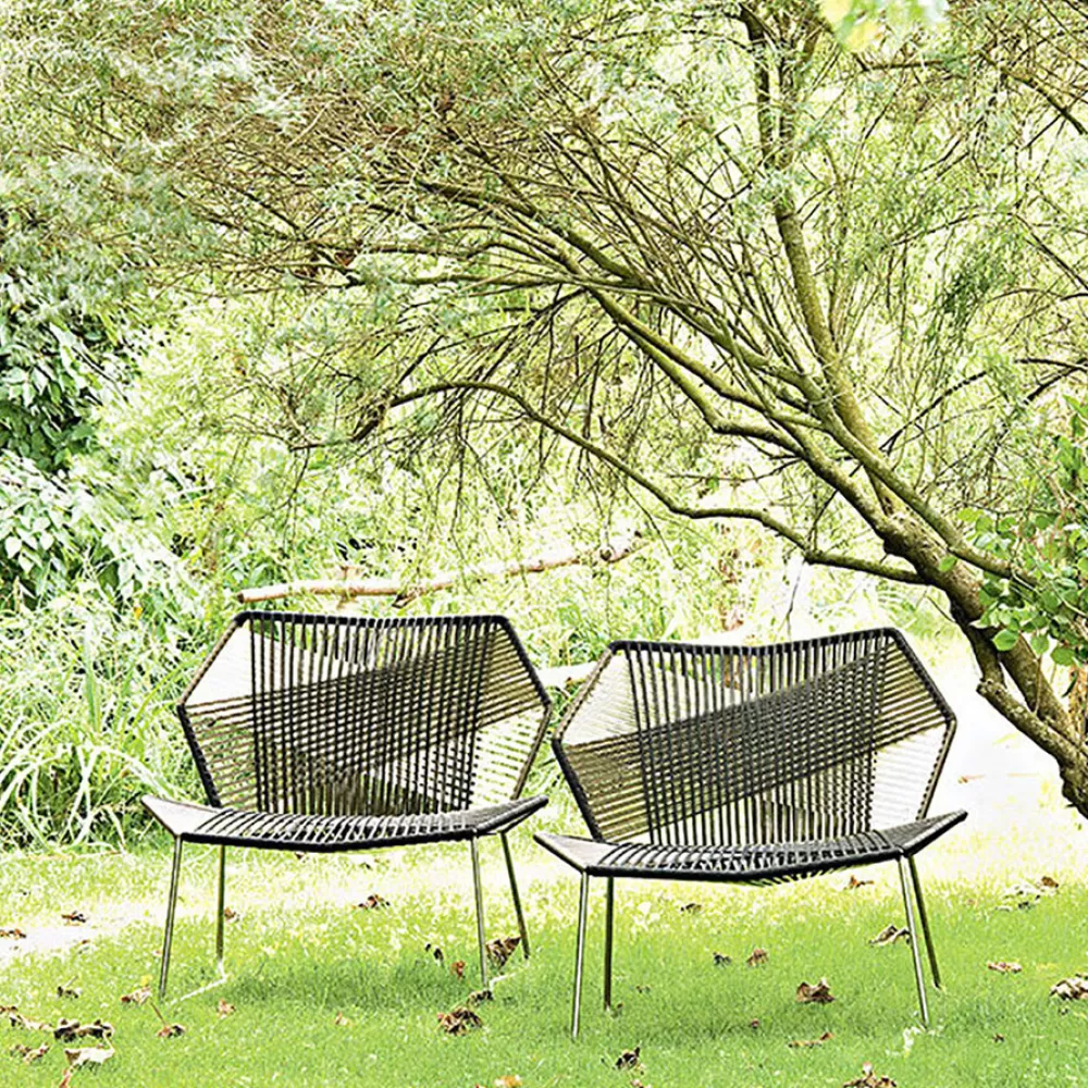 Divani E Poltrone^Moroso Tropicalia Armchair | Poltrona Per Esterni | Nero-Quarzo Nero