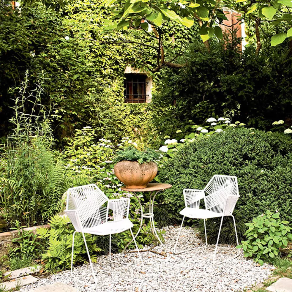 Sedie Per Esterni^Moroso Tropicalia Chair | Sedia Per Esterni | Bianco Con Braccioli