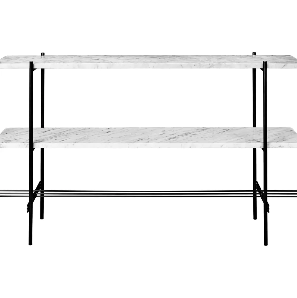 Tavolini^GUBI Ts Console - 2 Piani | Console | Marmo Bianco Di Carrara