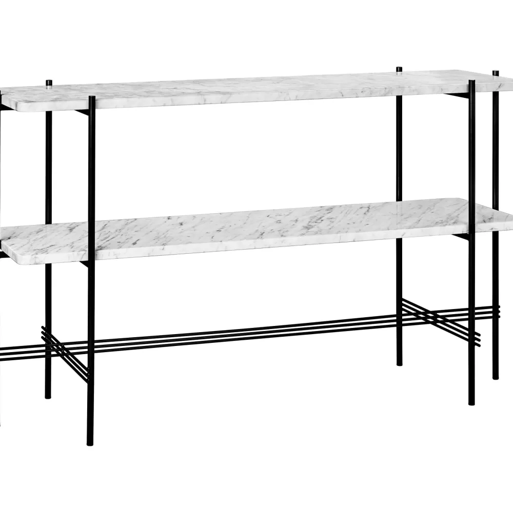 Tavolini^GUBI Ts Console - 2 Piani | Console | Marmo Bianco Di Carrara