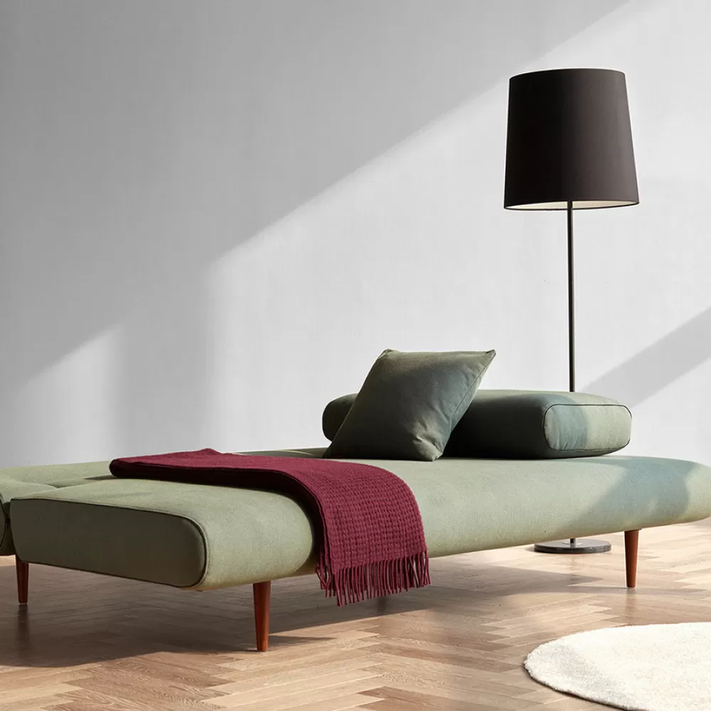 Divani Letto^Innovation Living Unfurl Loungerdivano Letto | 518 - Gambe Legno Scuro | 140-200 Cm