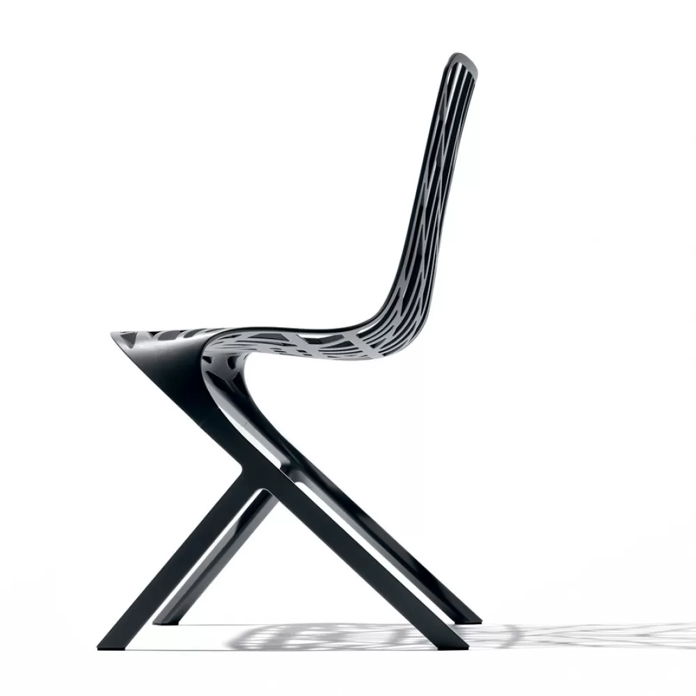 Sedie Per Esterni^Knoll Washington Skeleton Chair | Sedia Per Esterni | Nero