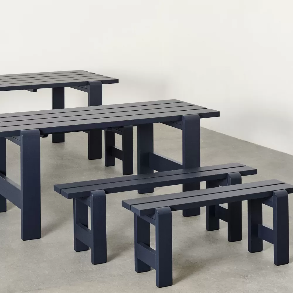 Sedie Per Esterni^HAY Weekday Bench | Panca | Blu Acciaio