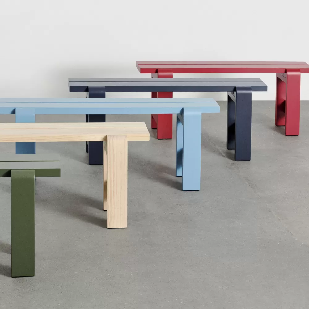 Sedie Per Esterni^HAY Weekday Bench | Panca | Blu Acciaio