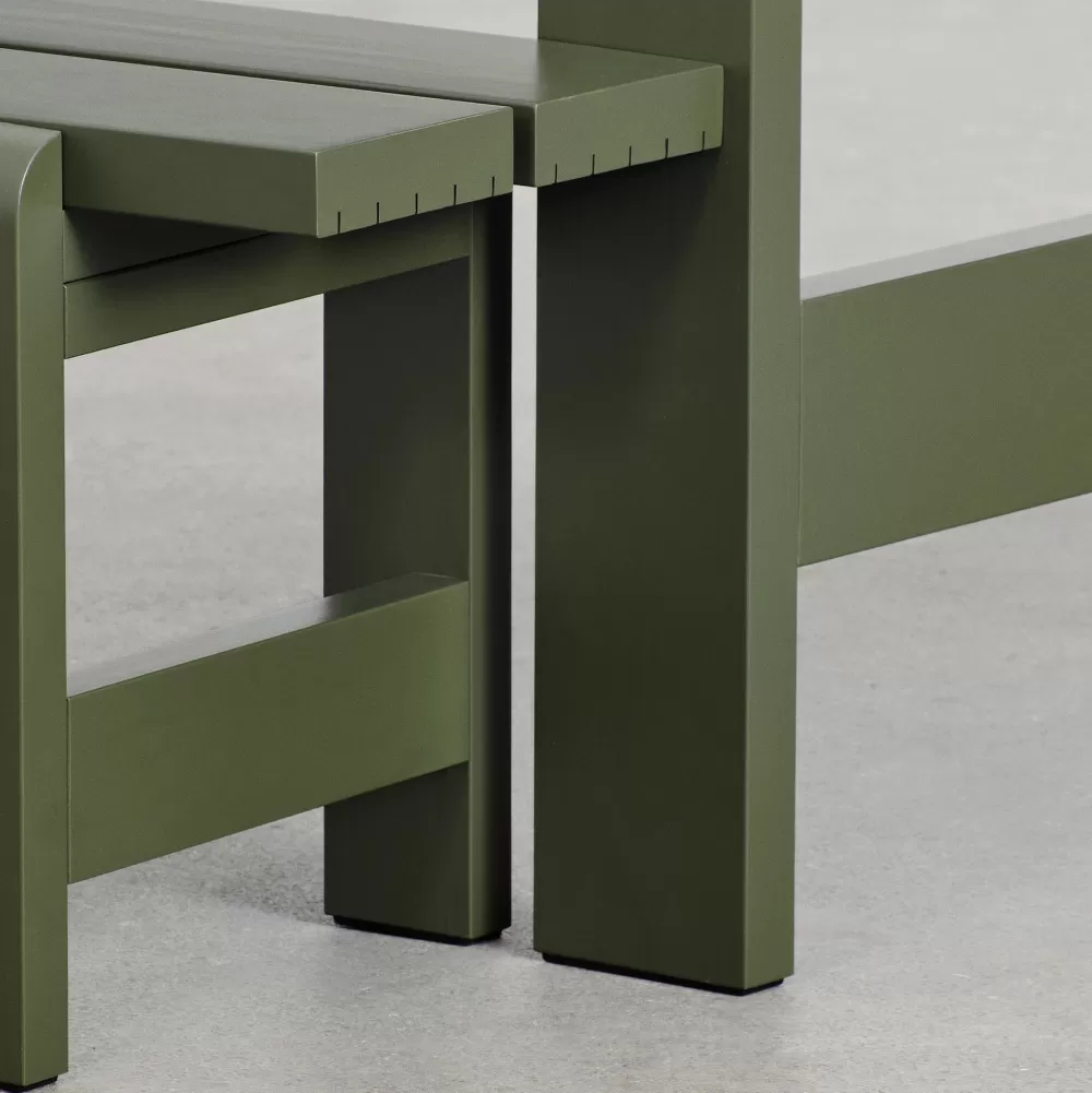 Sedie Per Esterni^HAY Weekday Bench | Panca | Verde Oliva