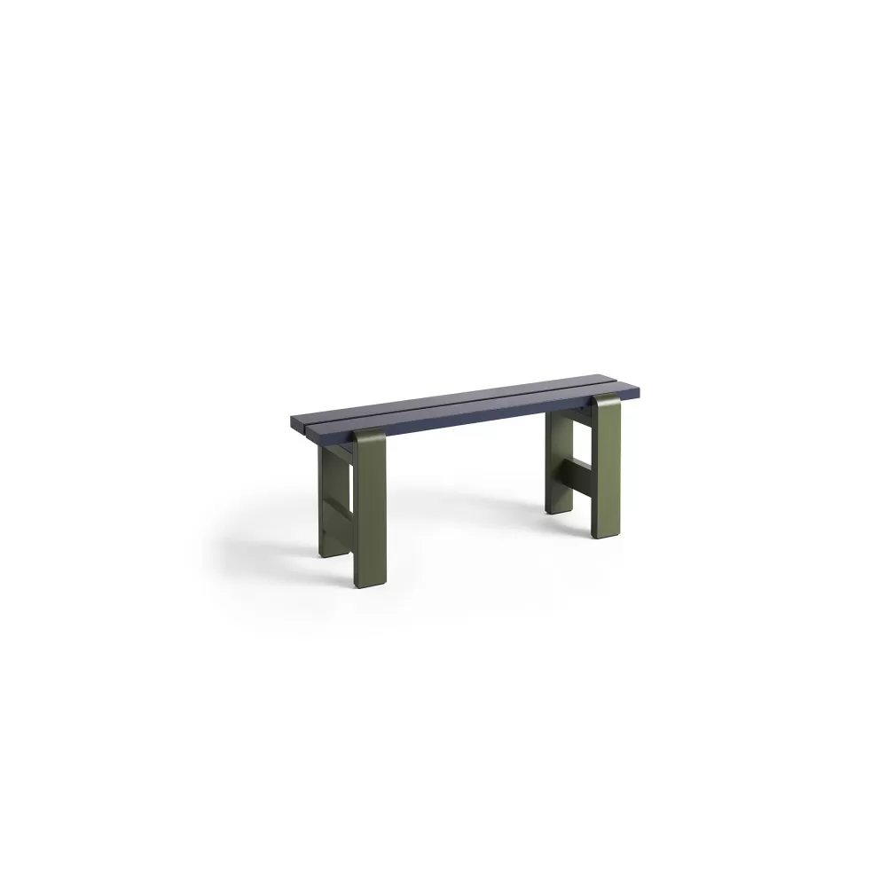 Sedie Per Esterni^HAY Weekday Bench Duo | Panca | Blu-Verde Oliva