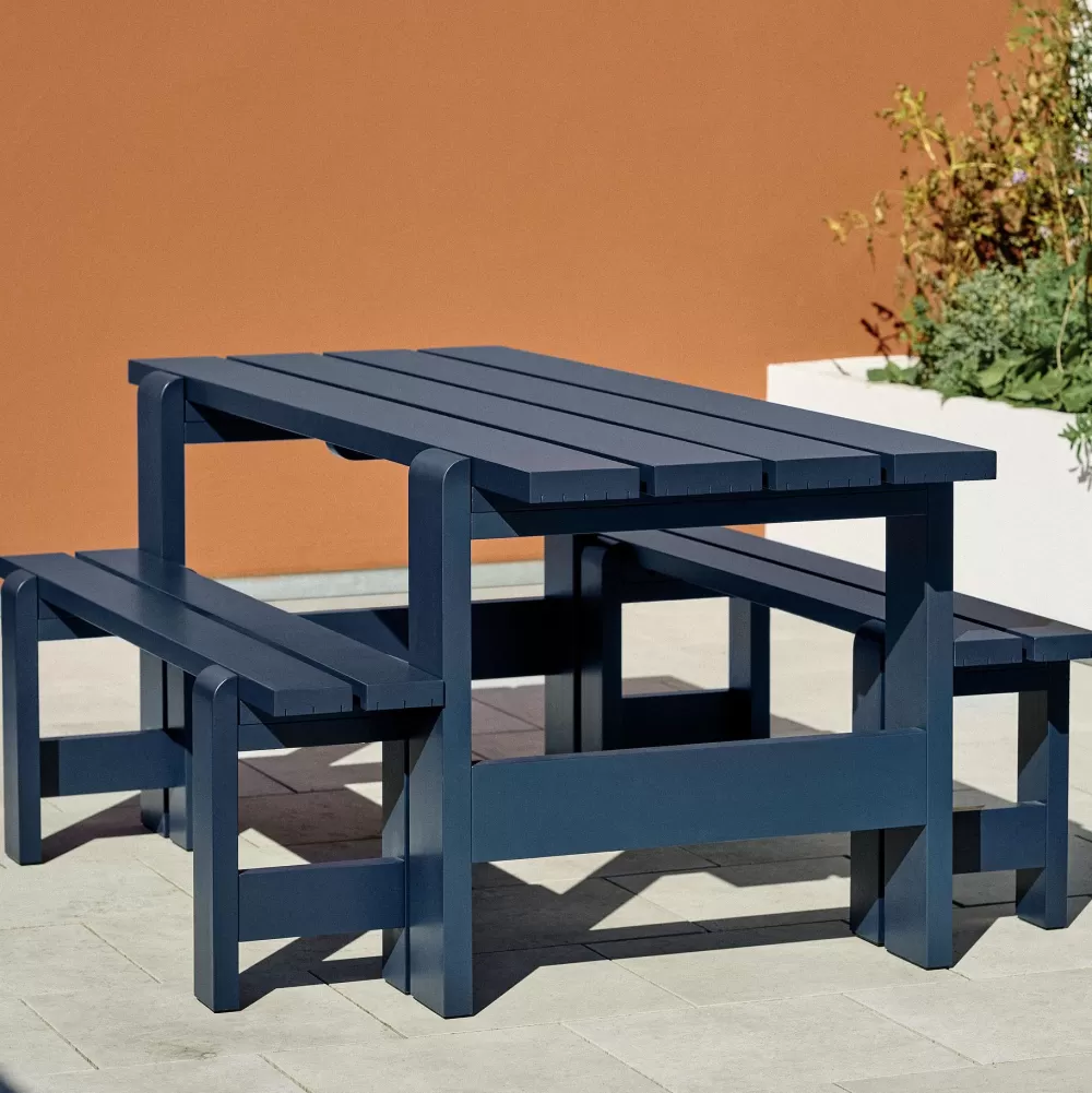 Tavoli Per Esterni^HAY Weekday Table | Tavolo Per Esterni | Blu Acciaio